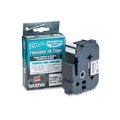 Brother TZ Tape Cartridge for P-Touch labelers, flexible tape, Black on White, 1w TZF-X251
